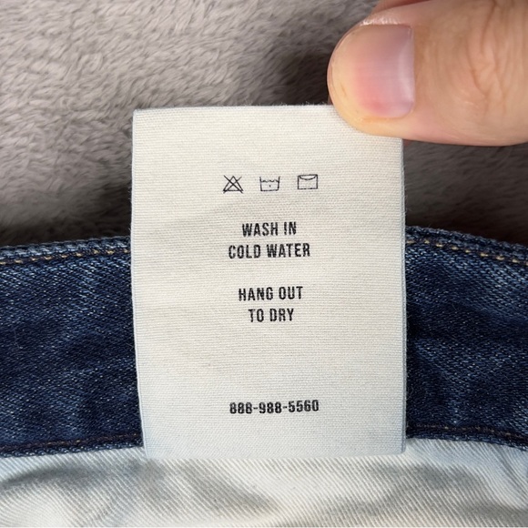 Buck Mason Maverick Slim Jeans Men's 34x28 Double Dipped Denim‎ Medium Wash - Picture 6 of 12